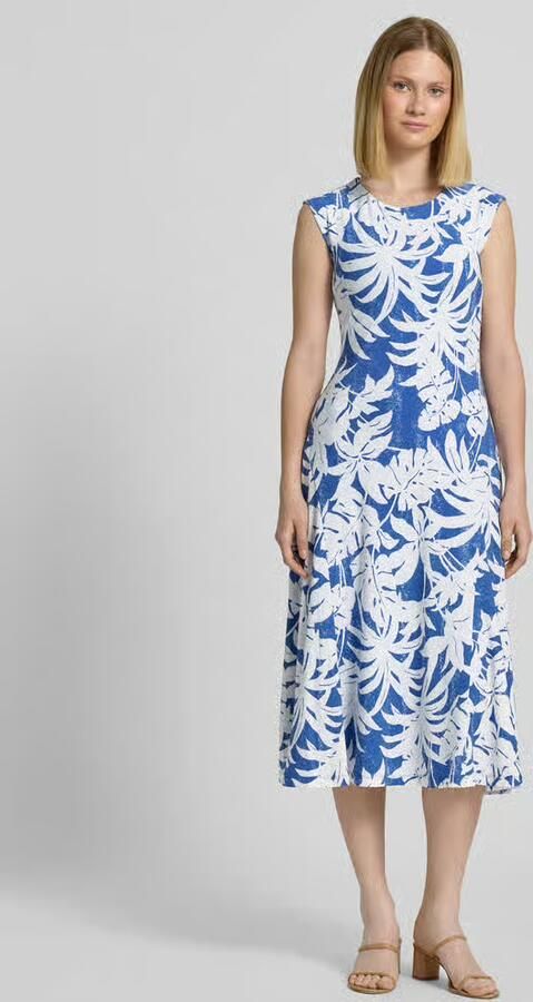 Lauren Ralph Lauren Midi-jurk met plooien model 'YSHANKA'' - Foto 2