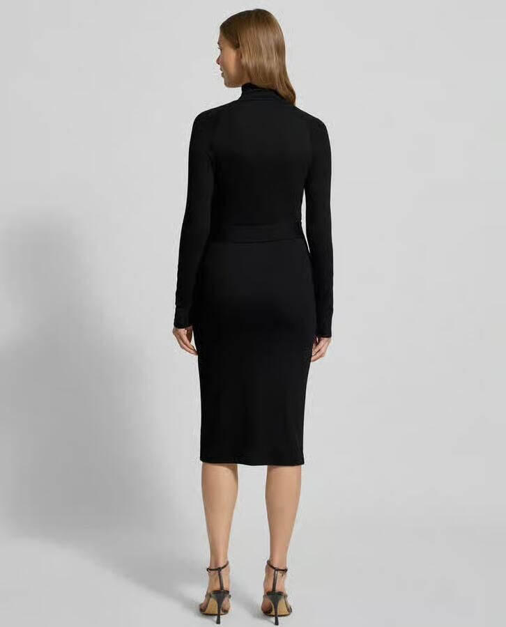 Lauren Ralph Lauren Midi-jurk met strikceintuur model 'VAHANT'