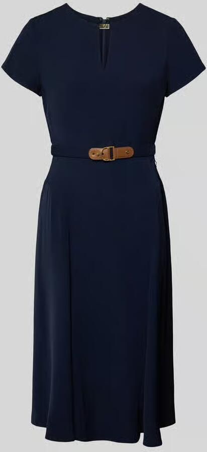 Lauren Ralph Lauren Midi-jurk met tailleriem model 'BRYGITKA' - Foto 3