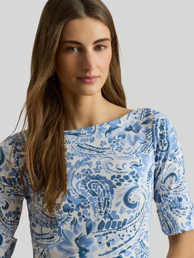 Lauren Ralph Lauren Midi-vrijetijdsjurk met all-over motief