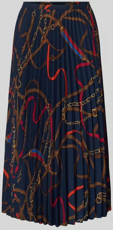 Lauren Ralph Lauren Midirok met plissévouwen