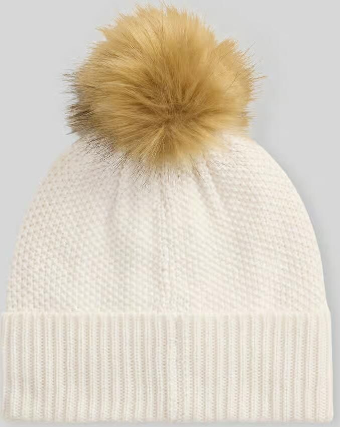 Lauren Ralph Lauren Muts met pompon van imitatiebont - Foto 2