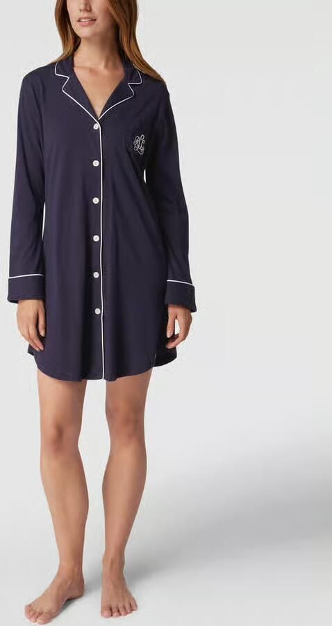 Lauren Ralph Lauren Nachthemd met contraststrepen