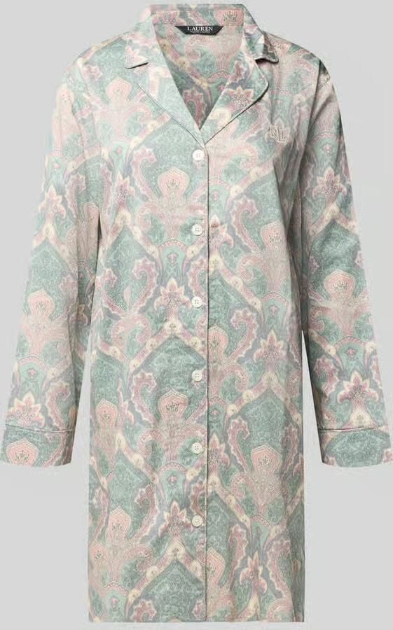 Lauren Ralph Lauren Nachthemd met relaxed fit van katoenmix
