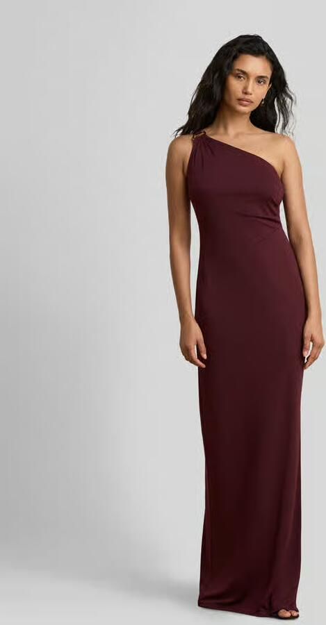 Lauren Ralph Lauren Nauwsluitende avondjurk met one-shoulder - Foto 2