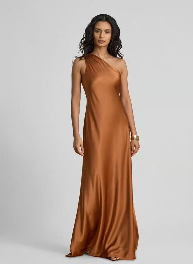 Lauren Ralph Lauren Nauwsluitende avondjurk met one-shoulderhals - Foto 2