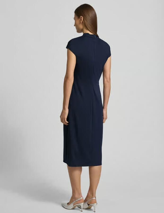 Lauren Ralph Lauren Nauwsluitende businessjurk met mock neck model 'BERTUNO'