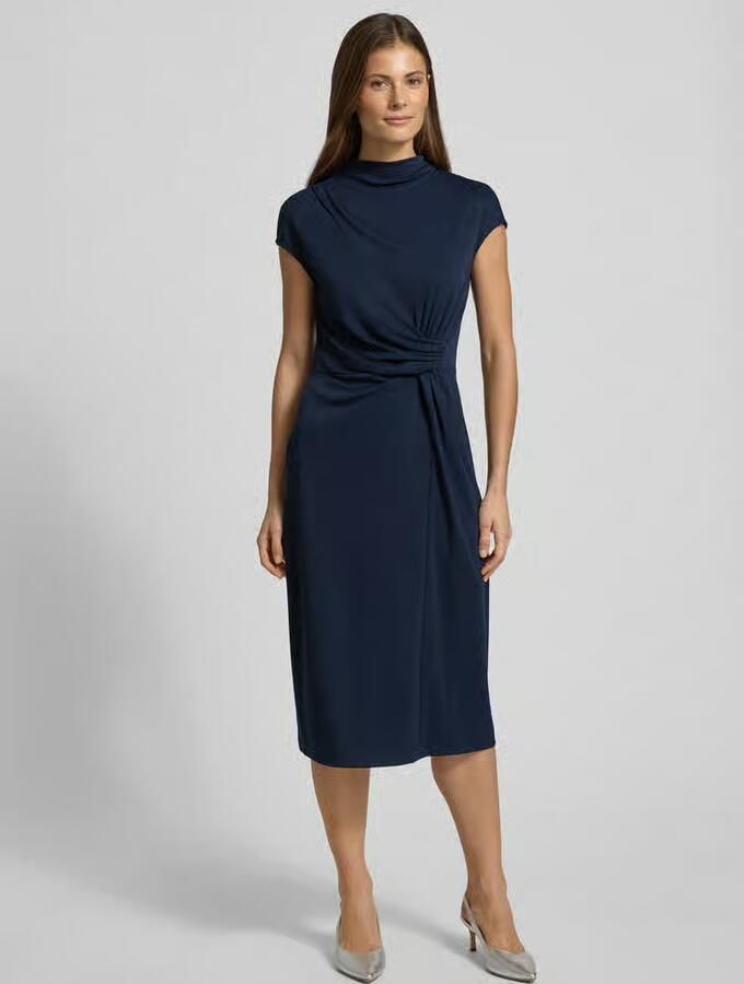 Lauren Ralph Lauren Nauwsluitende businessjurk met mock neck model 'BERTUNO' - Foto 3