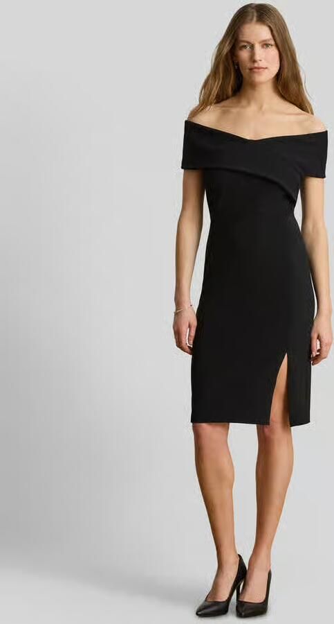 Lauren Ralph Lauren Nauwsluitende cocktailjurk met carmenhals - Foto 3