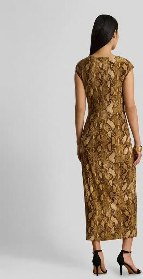 Lauren Ralph Lauren Nauwsluitende jurk met loopsplit - Foto 2