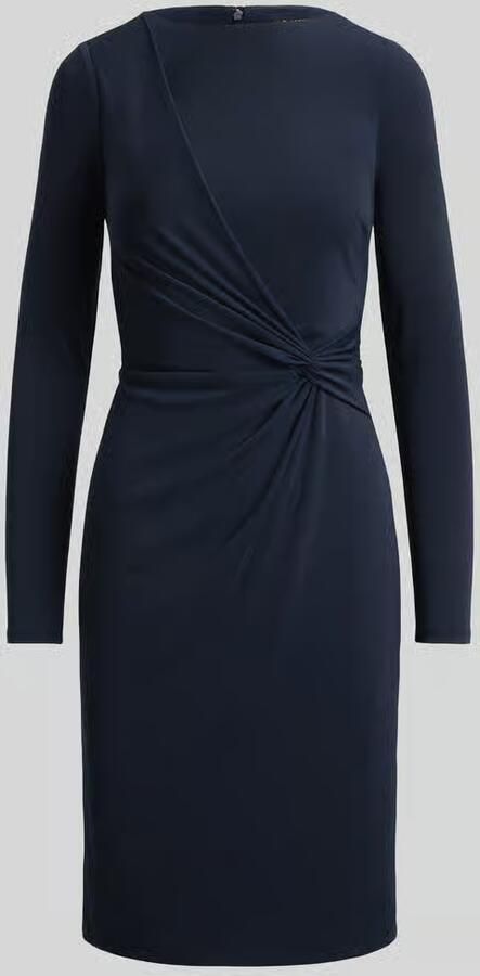 Lauren Ralph Lauren Nauwsluitende kokerjurk met knoopdetail - Foto 2