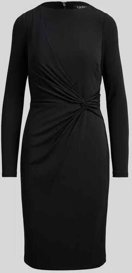 Lauren Ralph Lauren Nauwsluitende kokerjurk met knoopdetail - Foto 2