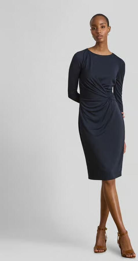 Lauren Ralph Lauren Nauwsluitende kokerjurk met knoopdetail - Foto 3