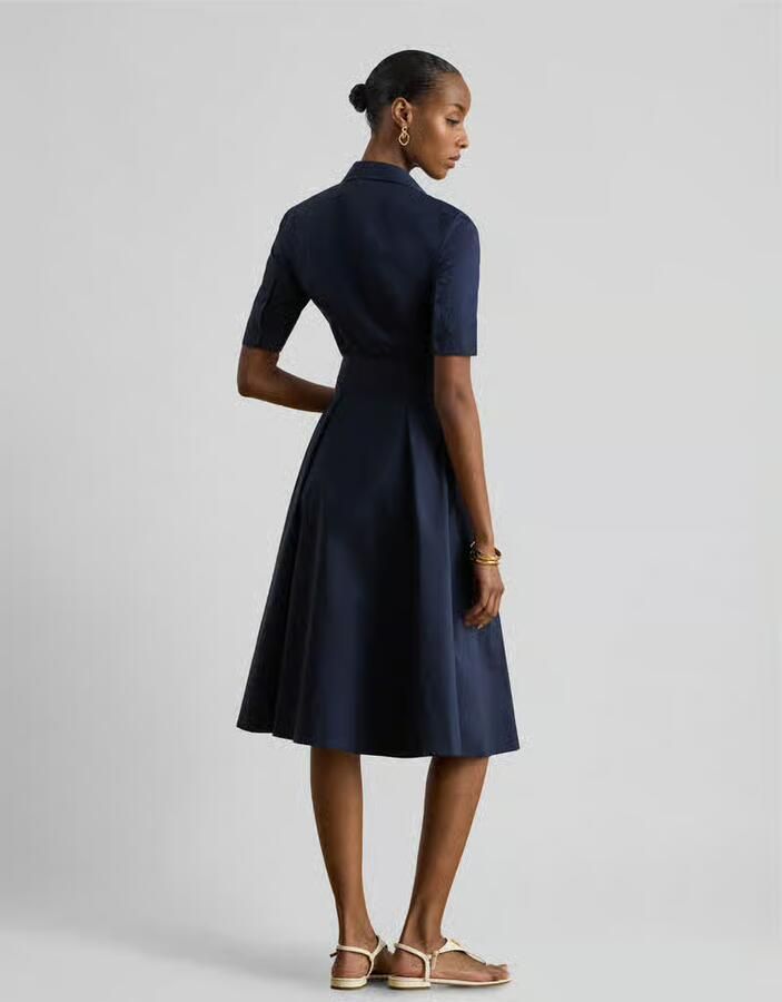 Lauren Ralph Lauren Overhemdjurk met strikceintuur model 'FINNBARR' - Foto 5
