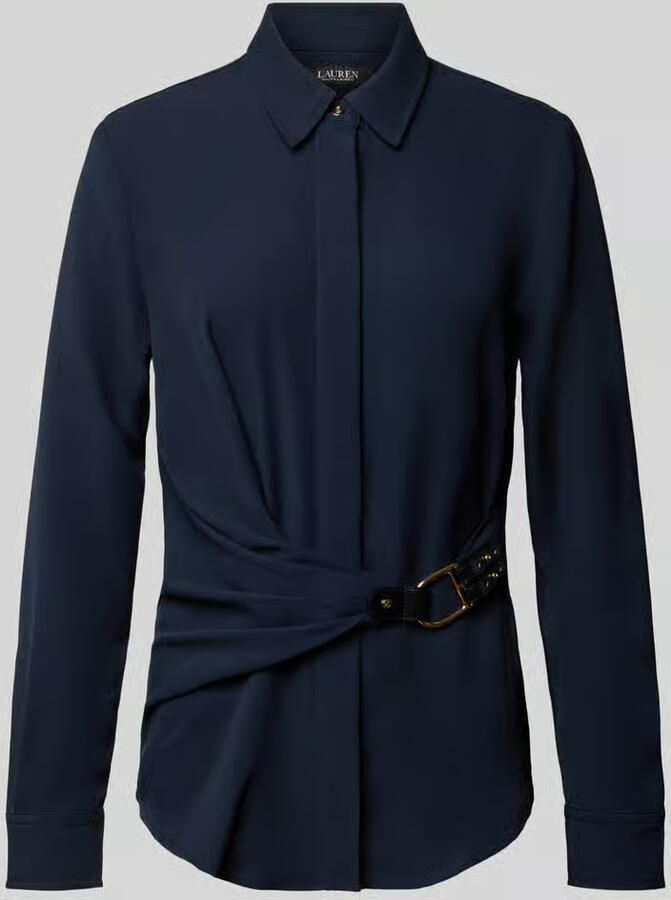 Lauren Ralph Lauren Overhemdblouse in wikkellook model 'KRESHAY'
