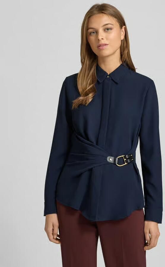Lauren Ralph Lauren Overhemdblouse in wikkellook model 'KRESHAY' - Foto 6