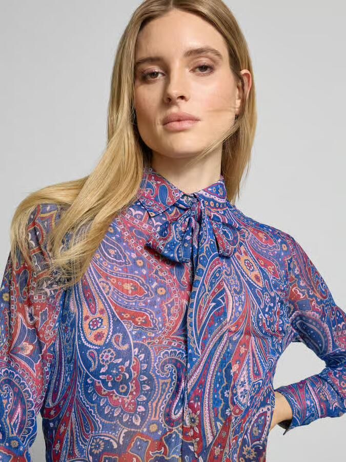 Lauren Ralph Lauren Overhemdblouse met blinde knoopsluiting model 'KRISTY'
