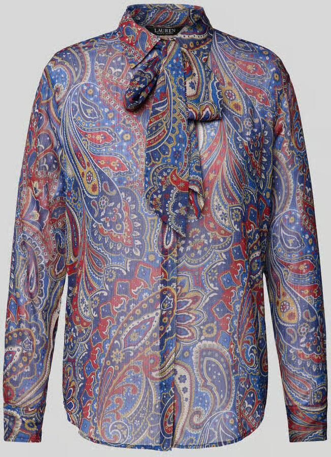 Lauren Ralph Lauren Overhemdblouse met blinde knoopsluiting model 'KRISTY' - Foto 2