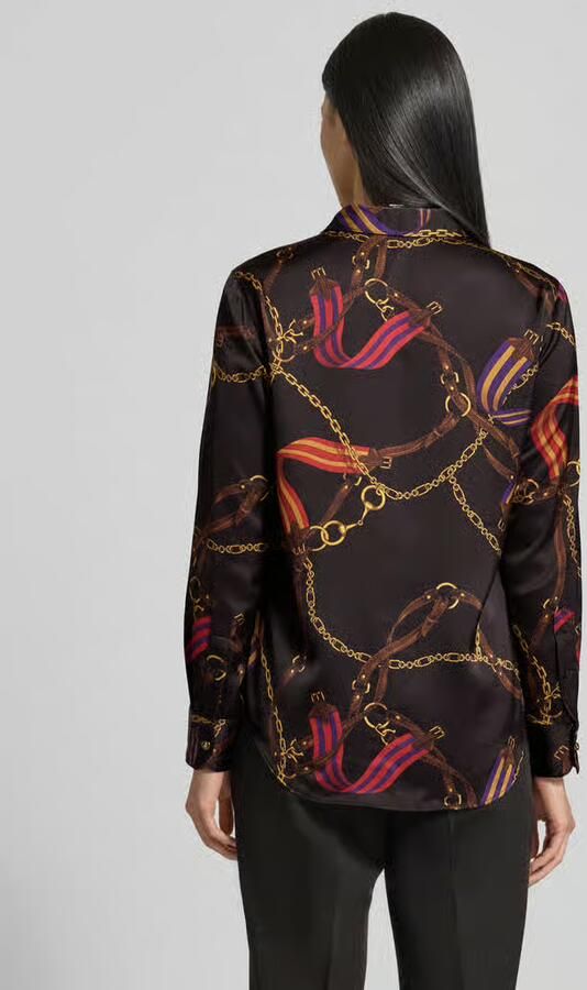 Lauren Ralph Lauren Overhemdblouse met blinde knoopsluiting model 'KRISTY'