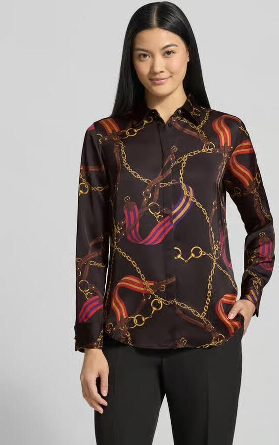 Lauren Ralph Lauren Overhemdblouse met blinde knoopsluiting model 'KRISTY' - Foto 2