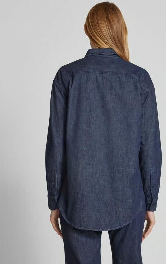 Lauren Ralph Lauren Overhemdblouse met labelstitching model 'BRAWLEY'