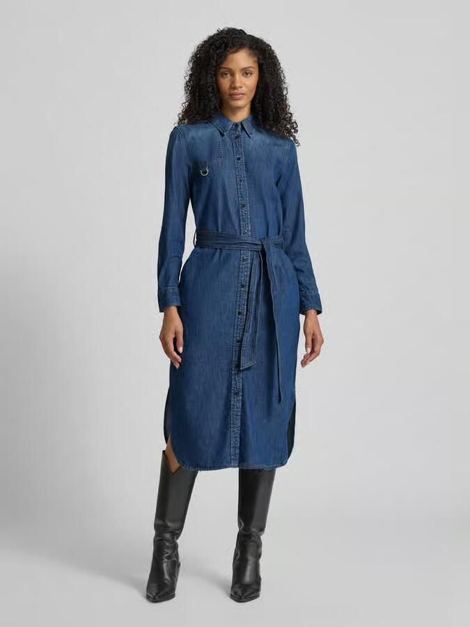 Lauren Ralph Lauren Overhemdjurk in jeanslook model 'LANAINE' - Foto 2