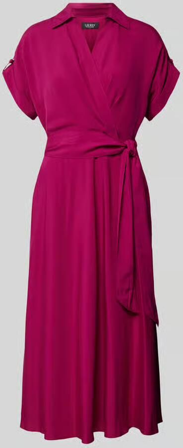Lauren Ralph Lauren Overhemdjurk in wikkellook model 'FRATILLIO' - Foto 2