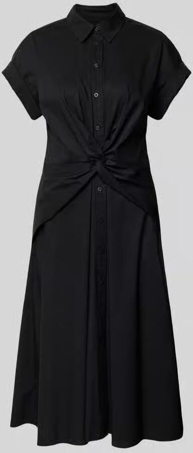 Lauren Ralph Lauren Overhemdjurk met knoopdetail model 'CIAN' - Foto 2