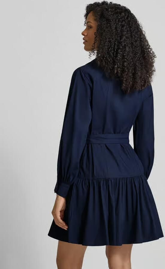 Lauren Ralph Lauren Overhemdjurk met strikceintuur model 'GARNLEY'
