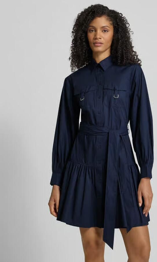 Lauren Ralph Lauren Overhemdjurk met strikceintuur model 'GARNLEY' - Foto 2