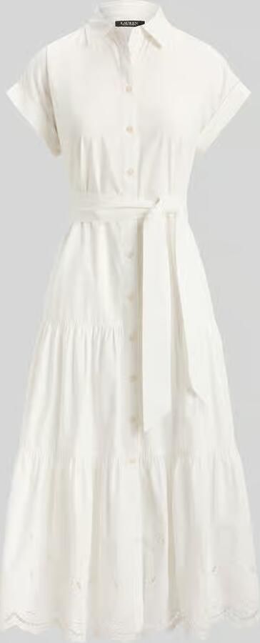Lauren Ralph Lauren overhemdjurk met volants - Foto 2