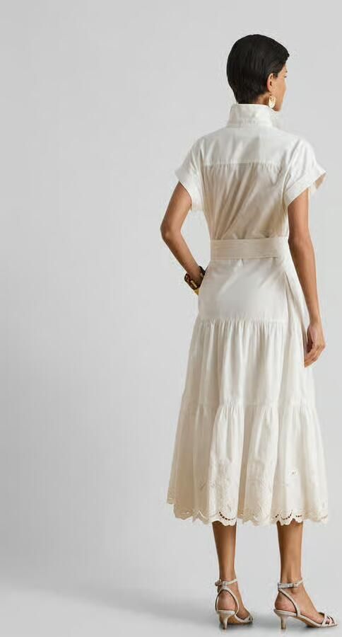 Lauren Ralph Lauren overhemdjurk met volants