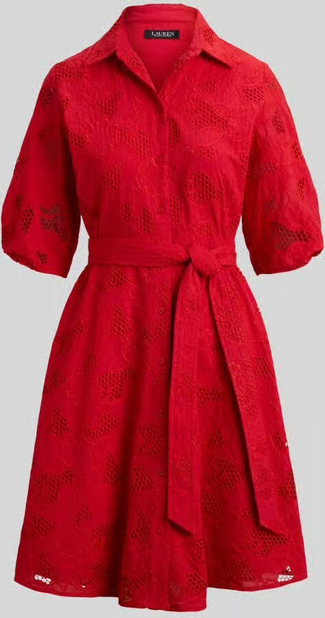 Lauren Ralph Lauren Overhemdjurk van broderie - Foto 2