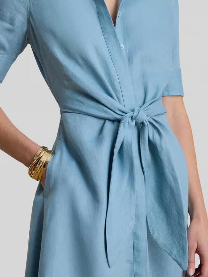 Lauren Ralph Lauren overhemdjurk van puur linnen