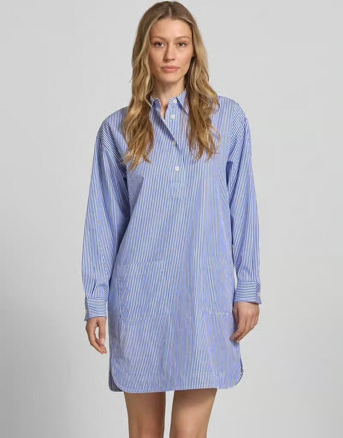 Lauren Ralph Lauren Oversized overhemdjurk van puur katoen - Foto 3
