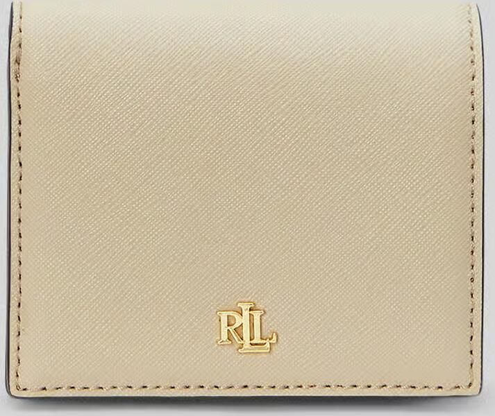 Lauren Ralph Lauren Leren portemonnee met labelapplicatie