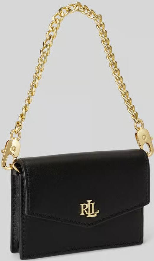 Lauren Ralph Lauren Portemonnee van echt leer met afneembare draagketting