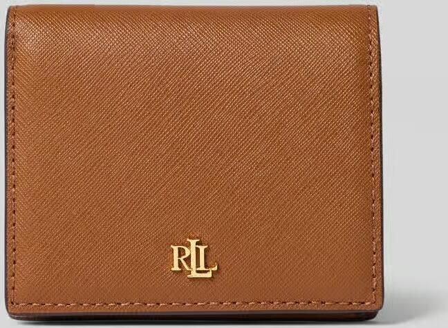 Lauren Ralph Lauren Portemonnee van leer met labelapplicatie