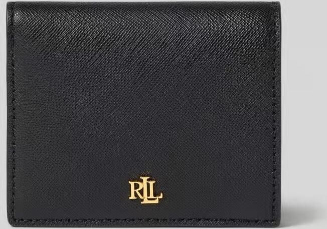 Lauren Ralph Lauren Portemonnee van leer met labelapplicatie