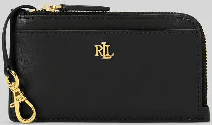 Lauren Ralph Lauren Portemonnee voor kleingeld van echt leer