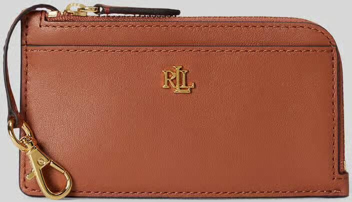 Lauren Ralph Lauren Portemonnee voor kleingeld van echt leer - Foto 2