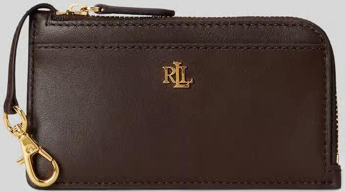 Lauren Ralph Lauren Portemonnee voor kleingeld van echt leer