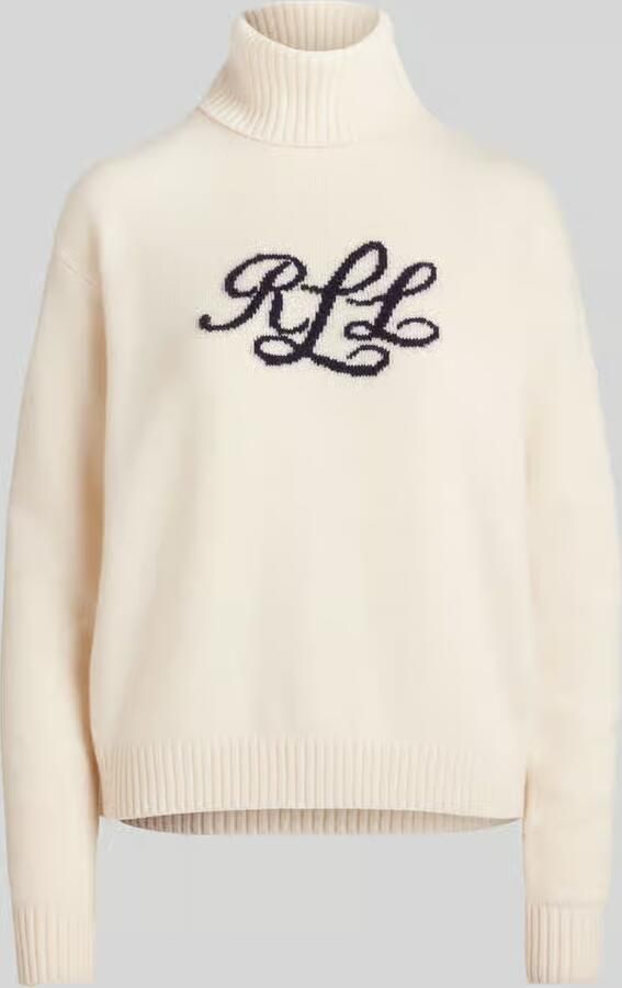 Lauren Ralph Lauren Pullover van kasjmier met logo-opschrift
