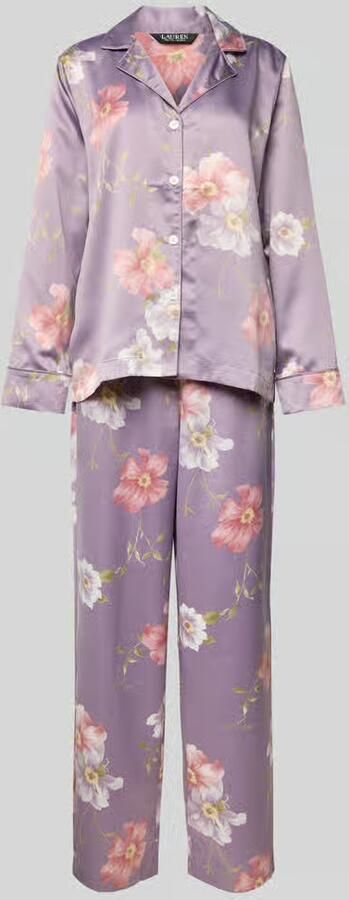 Lauren Ralph Lauren Pyjama met reverskraag