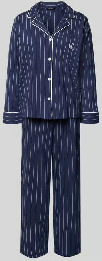 Lauren Ralph Lauren Pyjama met streepmotief