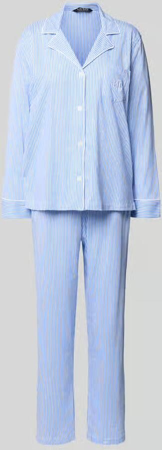 Lauren Ralph Lauren Pyjama met streepmotief