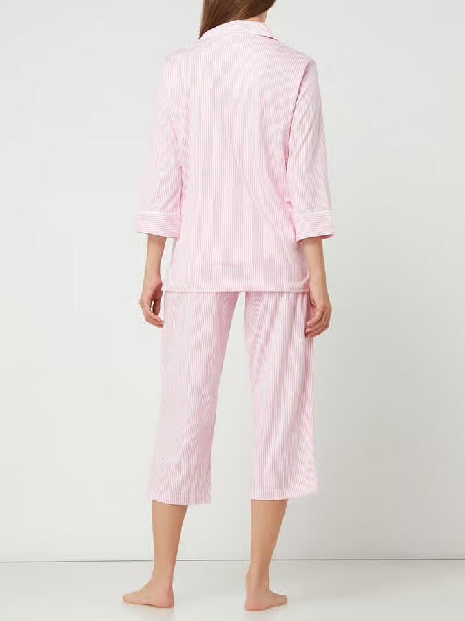 Lauren Ralph Lauren Pyjama met streepmotief
