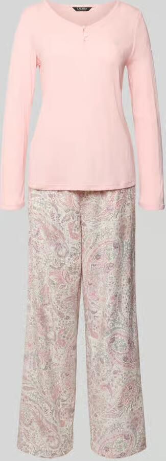 Lauren Ralph Lauren Pyjama met V-hals