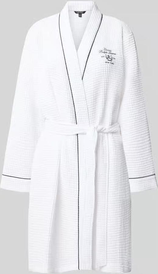 Lauren Ralph Lauren Regular fit badjas van katoenmix