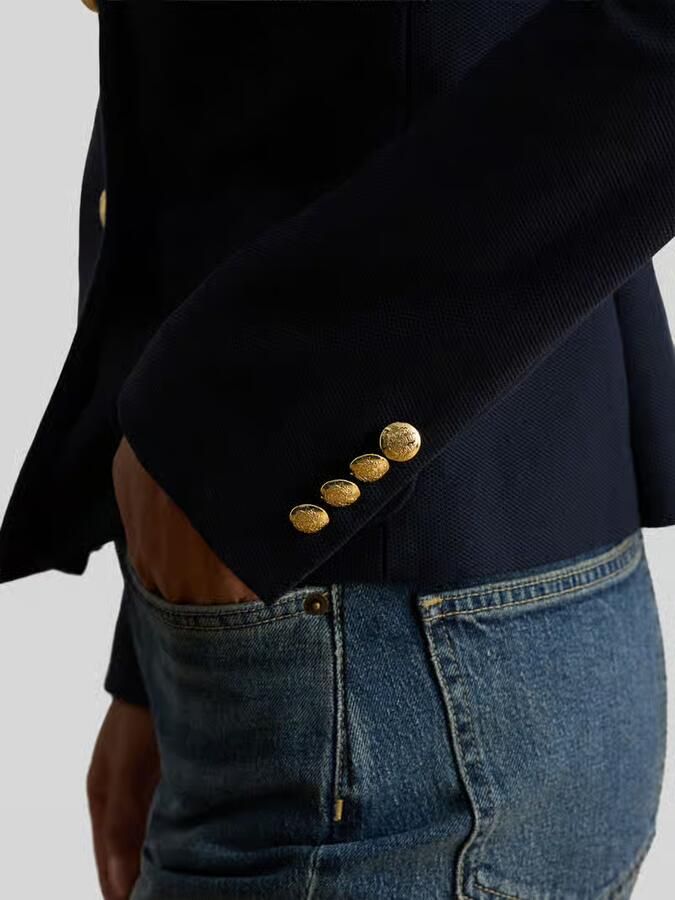 Lauren Ralph Lauren regular fit blazer van katoenmix